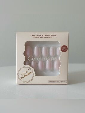 Celebritips Press-On Nails 🩷 Ballerina in Extra Short Almond